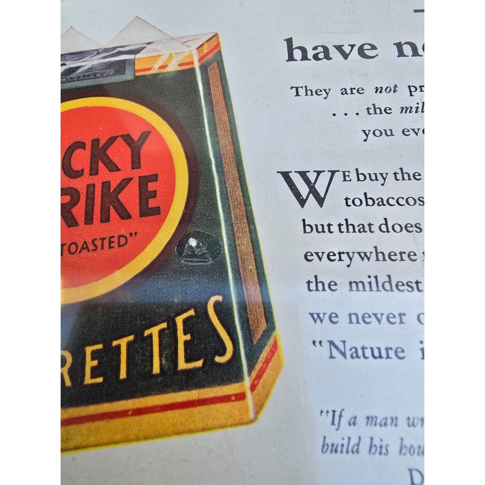 Vintage Lucky Strike Bendix Aviation Palmolive Magazine Ad Ephemera Lot - Picture 6 of 16